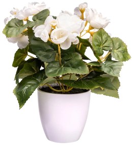 Gasper Umelý kvet Begónia, biela