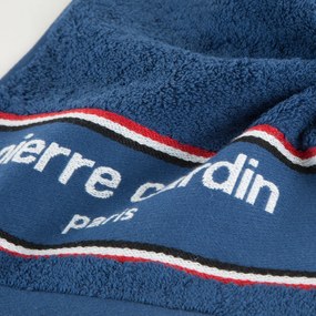 BAVLNENÝ UTERÁK PIERRE CARDIN KARL 50X90 CM TMAVOMODRÁ