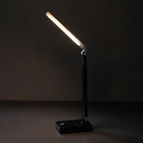 Zuma Line 1949-BK-LED Nabíjacia stolná lampa LED/8W/1200mAh 3000/4500/6000K čierna