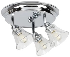 Rabalux 3210 - Kúpeľňové bodové svietidlo ANTOINE 3xE14/40W/230V IP44