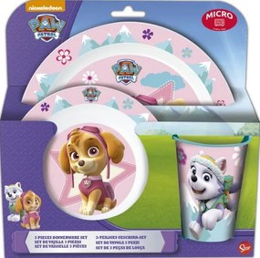 Javoli Detská jedálenská súprava Micro Paw Patrol 3-dielna Box STF86761