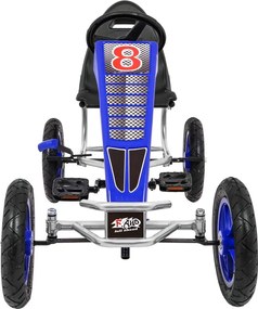 Ramiz Full Ahead AIR pedálová motokára pre deti 3+ Modrá + Nastavenie sedadla + Nafukovacie kolesá + Ručná brzda