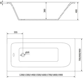 Mexen Vega obdĺžniková vaňa 160 x 70 cm s obkladom a 3-krídlovým zástenom 120 cm, transparentná, chróm
