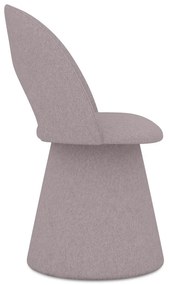 Čalúnené jedálenské kreslo v levanduľovej farbe Kalo – Makamii