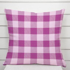 Biante Bavlnená obliečka na vankúš Olivia OL-021 Fialová kocka veľká 50 x 70 cm