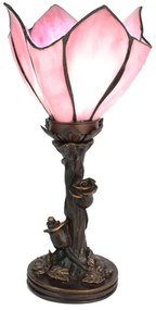 Ružová lampa Tiffany PINKY Ø18*32