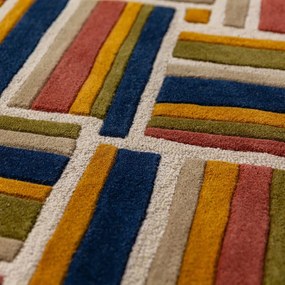 Ručne tkaný vlnený koberec 140x200 cm Lattice Shaped – Flair Rugs