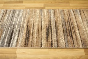 Behúň Mira 24046/163  Pásy hnedý / béžový / krémový