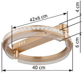 Globo 67196-36 - LED Stmievateľné stropné svietidlo BLONDIE LED/36W/230V + DO