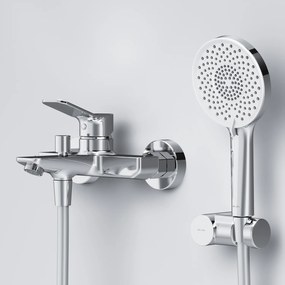 Vaňová a sprchová batéria AM.PM X-Joy FXA15000 s ručnou sprchou, chróm