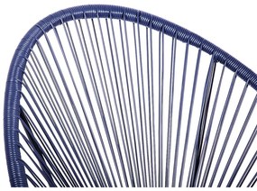 Modré kovové/plastové záhradné kreslo Avocado Comfort – Bonami Selection