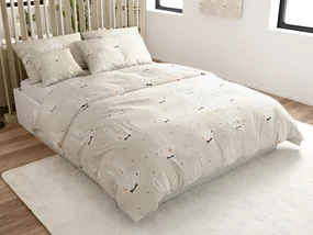 Obliečky z mikrovlákna WHITE RABBIT, béžové Rozmer obliečky: 70 x 90 cm | 140 x 220 cm