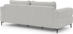 POHOVKA FLEUR 3 MIESTNÁ SVETLO SIVÁ 217 cm