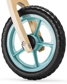 Detské odrážadlo modrej farby s úložným vreckom