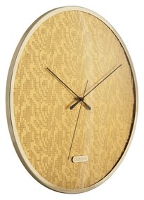 Dizajnové nástenné hodiny Karlsson 6005GD zlaté,priemer 40 cm