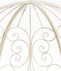 Oblúk na ruže Rosie s lavičkami - Krémová antik