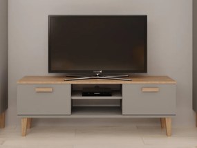 Sivá obývacia izba DENVER s TV stolíkom 120 cm