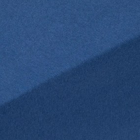 Napínacia plachta na posteľ jersey EXCLUSIVE kráľovsky modrá 180 x 200 cm