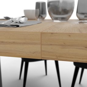 PLUTO II ROZKLADACÍ JEDÁLENSKÝ STÔL 156 - 248 cm DUB WOTAN