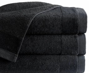 Uterák Vito Čierny 50x90 cm – luxusný mäkký uterák, vysoká gramáž, moderný dizajn