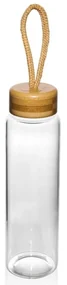 Sklenená fľaša s bambusovým uzáverom Bambum Diem, 500 ml