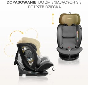 CARETERO AUTOSEDAČKA MOKKI I-SIZE DIRTY PINK (40-150)