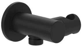 Villeroy & Boch TVC000462000K5 - Držiak sprchy s vývodom, matná čierna