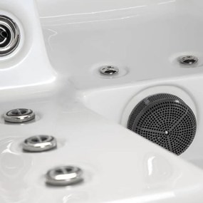 Hanscraft Virivka Plug & Play OKA2 Farba bočníc: Concrete, Farba škrupiny: Pearl white