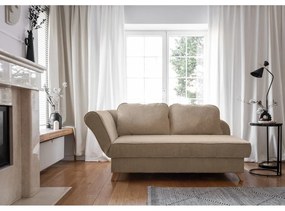 Taupe menčestrová leňoška (ľavý roh) Chic Charlotte – Miuform