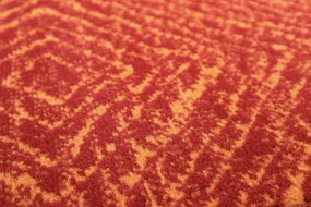 Alfa Carpets, Kusový koberec Ethno terra, 80x150, oranžová, obývacia izba