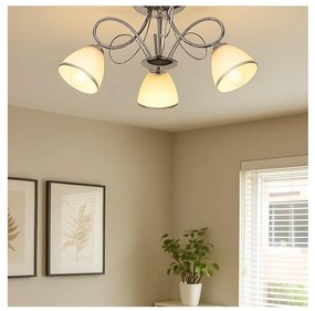 Brilagi - Prisadený luster FRED, 3×E27/60W/230V, priemer 59 cm, lesklý chróm