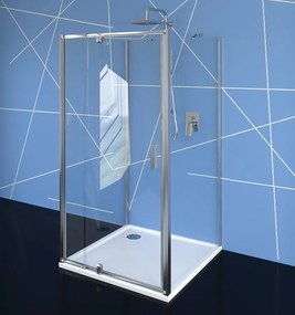 Polysan EASY, 3-stenový sprchový kút 900-1000x900mm, pivot dvere L/P varianta, číre sklo, EL1715EL3315EL3315