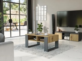 Moderný konferenčný stolík 58 x 90 x 55 cm artisan