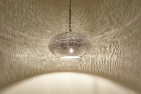 Mosadzná závesná lampa Gizeh D36