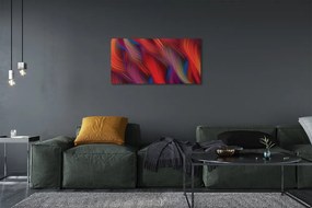 Obraz na plátne Farebné pruhy fraktály 125x50 cm