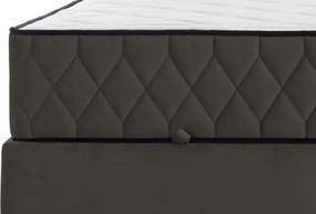 Posteľ Reve 180x200 cm, blatistá hnedá látka