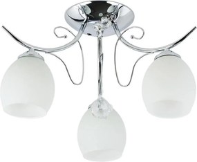 Prisadený luster ELLA 3xE27/15W/230V lesklý chróm