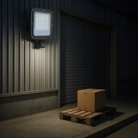 BERGE LED reflektor ODYN s pohybovým senzorom 100W - 9000lm - 4000K - IP66