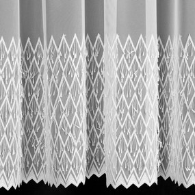 ZÁCLONA NA PÁSKE AMY 300X150 CM BIELA