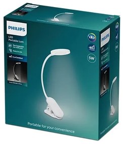 Philips - LED Stmievateľná lampa s klipom FORYS LED/5W/5V CRI 90