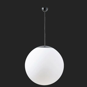 Osmont 61310 Adria P5 závesné sklenené svietidlo čierna biela IP40 3000 K 48