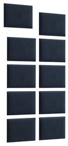 Čalúnený panel na stenu Quito 40x50 cm - modrá