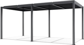 Hliníková bioklimatická pergola s lamelami 5.8 x 3 M