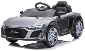 LEAN CARS ELEKTRICKÉ AUTÍČKO AUDI R8 - STRIEBORNÉ - 2x45W - 12V4,5Ah - 2022