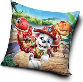 Carbotex Obliečka na vankúšik 40x40 cm - Labková patrola Dino v akcii