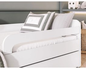 Biela detská posteľ s matracom/s roštom 80x200 cm Duuli – ELTAP