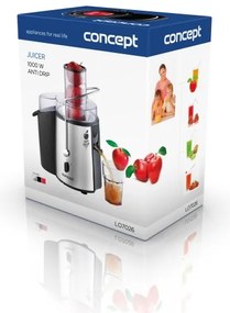 Concept LO7026 - Odstredivý odšťavňovač 1000W/230V čierna/nerez