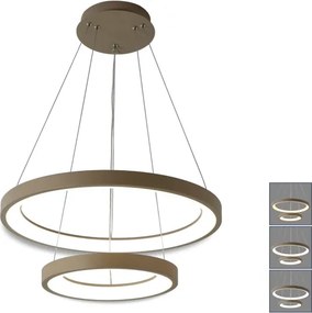 BRILAGI - LED stmievateľný luster na lanku FALCON SLIM LED/68W/230V pr. 50 cm béžová + DO