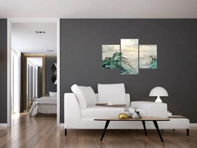 Obraz - 3D abstrakcie mora (90x60 cm)