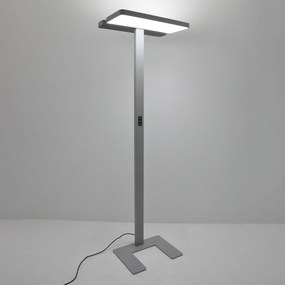 Stojaca LED lampa Aila, snímač denného svetla